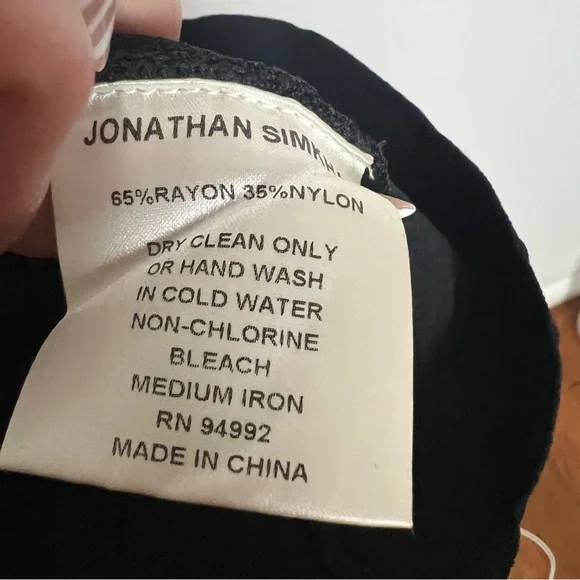 Jonathan Simkhai black bandage knit bodycon midi skirt Size Medium - Picture 6 of 6